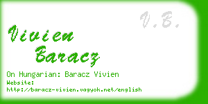 vivien baracz business card